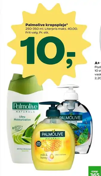 Coop 365 Palmolive kropspleje tilbud