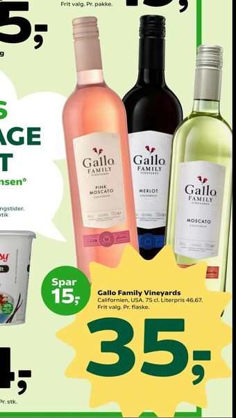 Coop 365 Gallo Family Vineyards tilbud