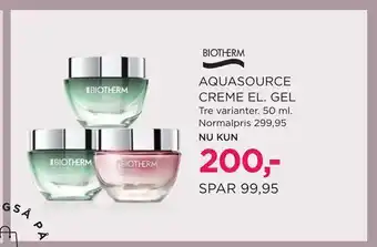 Salling Aquasource creme el. gel tilbud