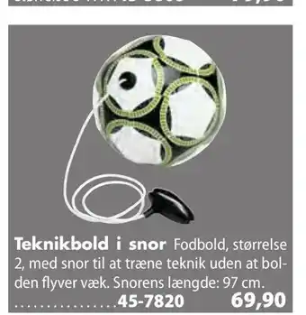 Biltema Teknikbold i snor tilbud
