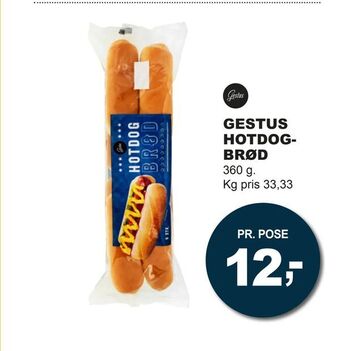 Let-Køb Gestus hotdogbrød tilbud