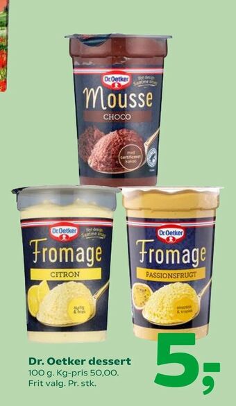 Coop 365 Dr. Oetker dessert tilbud