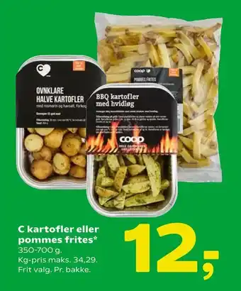 Coop 365 C kartofler eller pommes frites tilbud