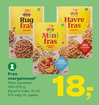 Coop 365 Fras morgenmad tilbud