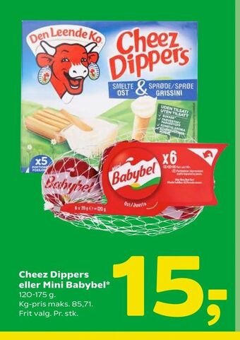 Coop 365 Cheez Dippers eller Mini Babybel tilbud