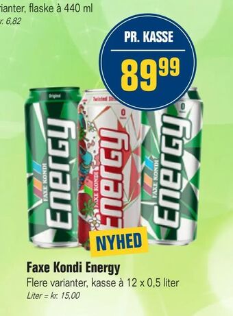 Otto Duborg Faxe Kondi Energy tilbud