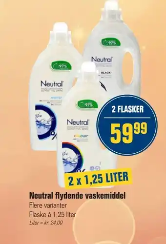 Otto Duborg Neutral flydende vaskemiddel tilbud