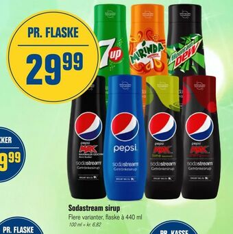 Otto Duborg Sodastream sirup tilbud