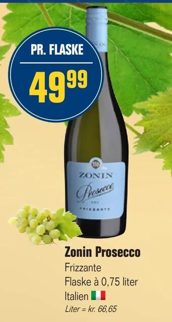 Otto Duborg Zonin Prosecco tilbud