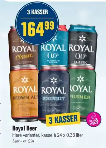 Otto Duborg Royal Beer tilbud