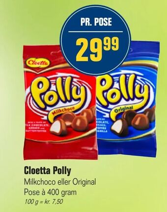 Otto Duborg Cloetta Polly tilbud