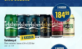 Otto Duborg Carlsberg øl tilbud