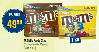 Otto Duborg M&M's Party Size tilbud
