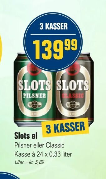 Otto Duborg Slots øl tilbud