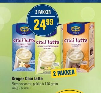 Krüger Chai latte