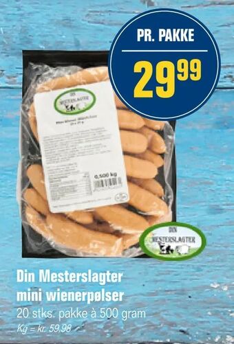 Otto Duborg Din Mesterslagter mini wienerpølser tilbud