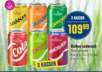 Otto Duborg Harboe sodavand tilbud