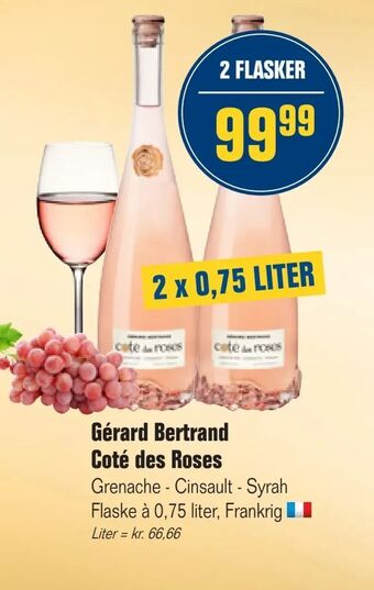 Otto Duborg Gérard Bertrand Coté des Roses tilbud