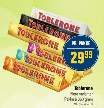 Otto Duborg Toblerone tilbud