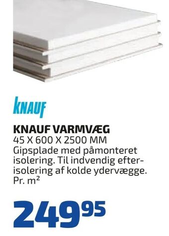 Davidsen Knauf varmvæg tilbud
