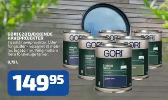 Davidsen Gori 628 dækkende haveprojekter tilbud