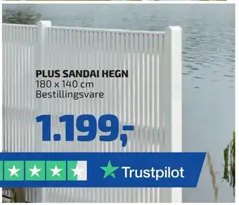 Davidsen Plus sandai hegn tilbud