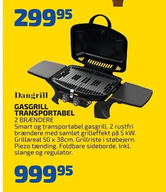 Davidsen Gasgrill transportabel tilbud