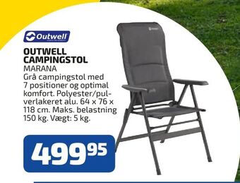 Outwell campingstol