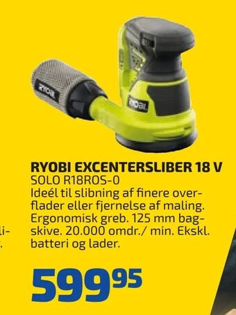 Davidsen Ryobi excentersliber 18 v tilbud