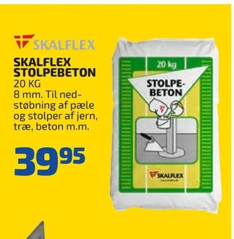 Davidsen Skalflex stolpebeton tilbud