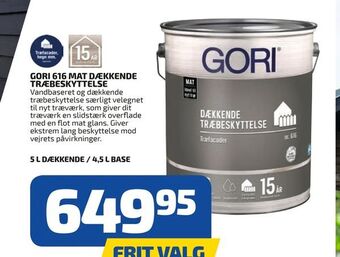 Davidsen Gori 616 mat dækkende træbeskyttelse tilbud