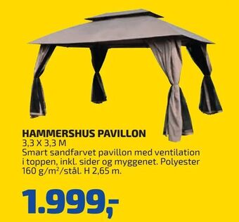 Davidsen Hammershus pavillon tilbud