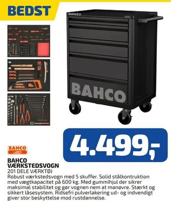 Bahco værkstedsvogn