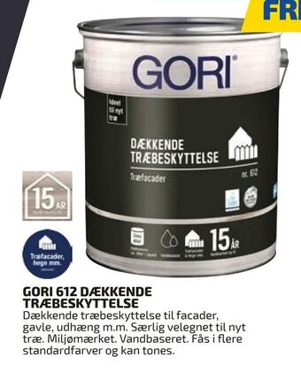 Davidsen Gori 612 Dækkende Træbeskyttelse tilbud
