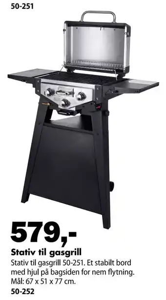 Biltema Stativ til gasgrill tilbud