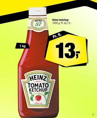 Calle Heinz ketchup tilbud