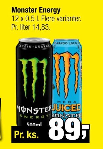 Calle Monster Energy tilbud