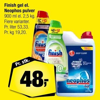 Calle Finish gel el. Neophos pulver tilbud