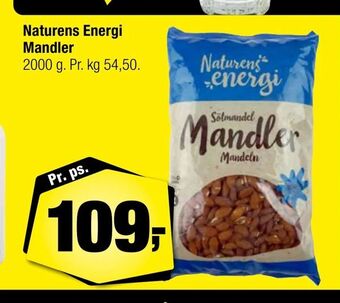 Calle Naturens Energi Mandler tilbud