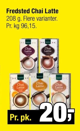 Calle Fredsted Chai Latte tilbud