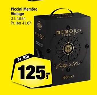 Calle Piccini Memŏro Vintage tilbud