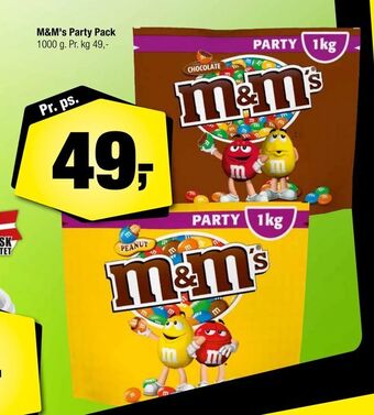 Calle M&M's Party Pack tilbud