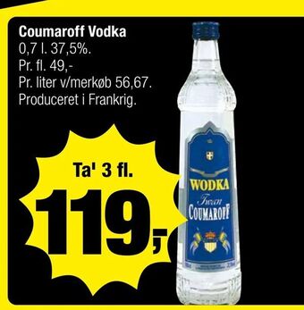 Calle Coumaroff Vodka tilbud