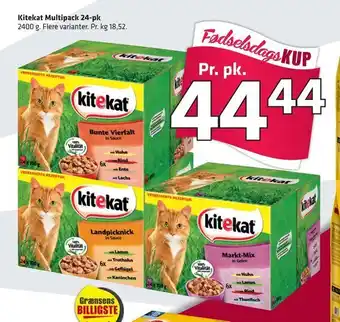 Fleggaard Kitekat Multipack 24-pk tilbud