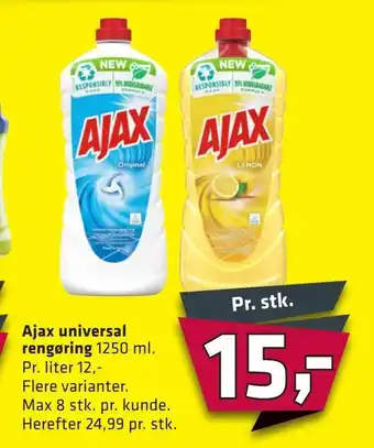Fleggaard Ajax universal rengøring tilbud