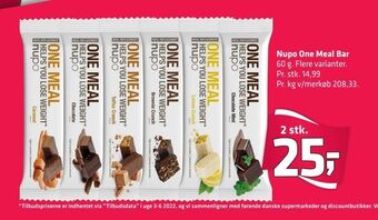 Fleggaard Nupo One Meal Bar tilbud