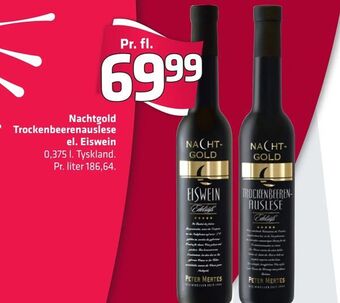 Nachtgold Trockenbeerenauslese el. Eiswein