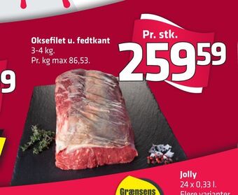 Fleggaard Oksefilet u. fedtkant tilbud