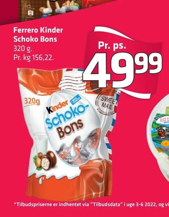 Fleggaard Ferrero Kinder Schoko Bons tilbud