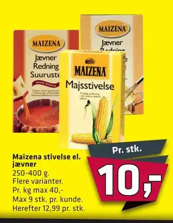 Fleggaard Maizena stivelse el. jævner tilbud